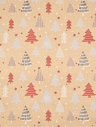 Набор упаковочной бумаги «Новогодняя», 4 листа, 70 × 100 см 10454059