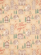 Набор упаковочной бумаги «Новогодняя», 4 листа, 70 × 100 см 10454059