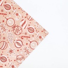 Набор упаковочной бумаги «Новогодняя», 4 листа, 70 × 100 см 10454059