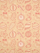 Набор упаковочной бумаги «Новогодняя», 4 листа, 70 × 100 см 10454059