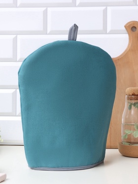 Грелка на чайник Этель Home collection blue 28×28 см, 45%лён, 55% хлопок