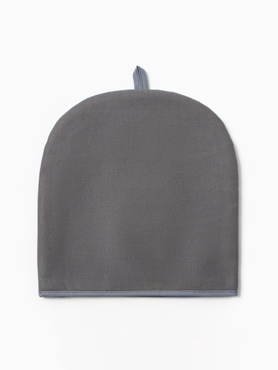 Грелка на чайник Этель Home collection grey 28×28 см, 45% лён, 55% хлопок