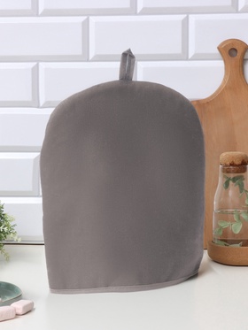 Грелка на чайник Этель Home collection grey 28×28 см, 56% лён, 44% хлопок