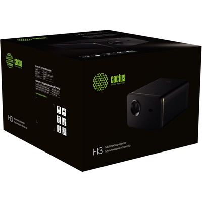Проектор Cactus CS-H3.SG DLP, Full HD 1920×1080, 1050 ANSI лм, контрастность 200 000:1, ресурс лампы 20 000 ч