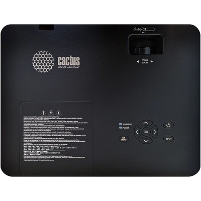 Проектор Cactus CS-S2.B, 3LCD, 40000 Лм (LS 4000 Лм ANSI), 1024×768, контраст 15000:1, ресурс лампы 10000 ч