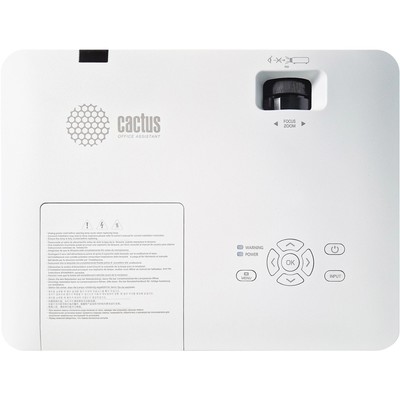 Проектор Cactus CS-S3.WT, 3LCD, 43000 Лм (LS 4300 Лм ANSI), 1280×1024, контраст 15000:1, ресурс лампы 10000 ч