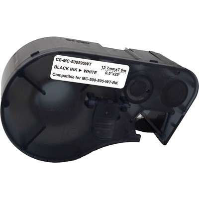 Картридж ленточный Cactus CS-MC-500595WT, чёрный, для Brady BMP-41/BMP-51/BMP-53-PC-Linked