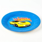 Тарелка одноразовая бумажная «С днём рождения» гонщик, 18 см (комплект 5 шт) - фото 26999952 Тарелка одноразовая бумажная «С днём рождения» гонщик, 18 см (комплект 5 шт) - фото 26999952