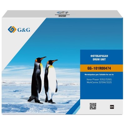 Блок фотобарабана G&G GG-101R00474, чёрно-белый, 10000 стр, для Xerox PH 3052/3260, WC 3215/3225