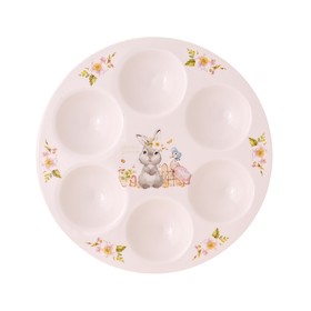 Подставка для 6 яиц Repast Spring Bunnies, керамика, размер 18х2 см 10720995