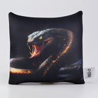 Подушка декоративная антистресс «Змея», чёрная - Фото 6