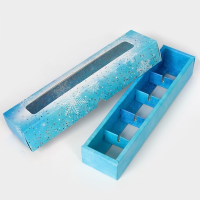 Коробка под 5 конфет «С Новым годом!», 21×5×3 см