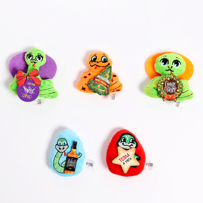 Мягкий магнит «Змея», МИКС