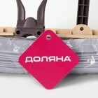 Швабра для мытья пола PVA Доляна, со складным отжимом, насадка 27×6 см, стальная составная ручка 116 см - Фото 8