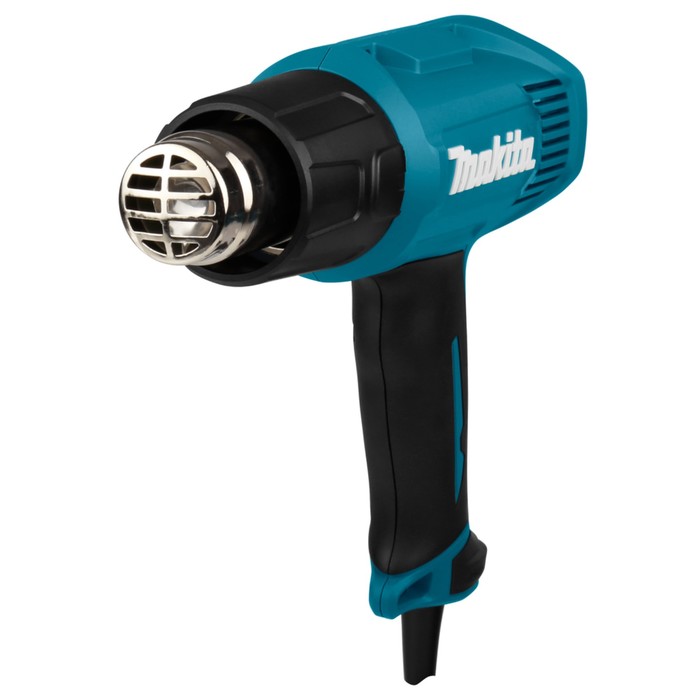 Фен строительный Makita HG5030K, 1600 Вт, 350/500 °С, 300-500 л/мин, 4 насадки, кейс - Фото 1