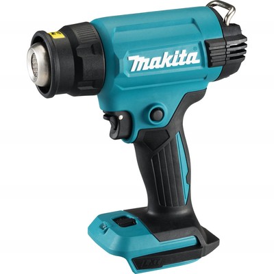 Фен строительный аккумуляторный Makita DHG180ZK, 18 В, 550 °С, 4 насадки, кейс, БЕЗ АКБ/ЗУ