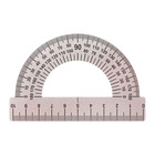 Набор линеек металлических, 4 штуки (15, 20, 30 см и транспортир) - Фото 2