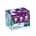 Кружка под раскраску с ёлочным шаром на новый год «Синий трактор», 300 мл, набор для творчества - Фото 10