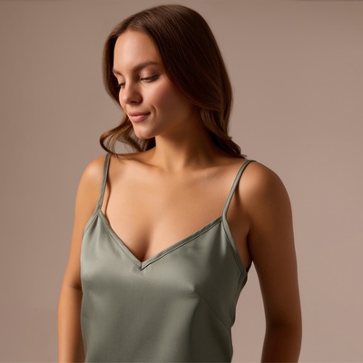 Сорочка женская SL HOME р. L, зеленый