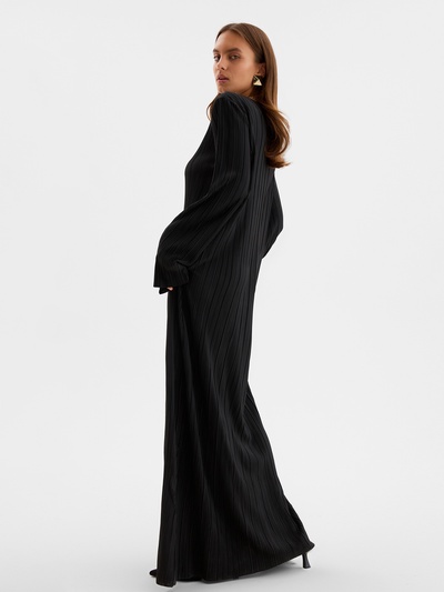 Платье женское MIST Classic collection, макси, размер 40-42, чёрное