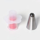 Набор кондитерский для капкейков Доляна, кондитерский мешок 1 шт., насадка 2 шт., форма 50 шт. - Фото 3