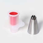 Набор кондитерский для капкейков Доляна, кондитерский мешок 1 шт., насадка 2 шт., форма 50 шт. - Фото 4