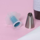 Набор кондитерский для капкейков Доляна, кондитерский мешок 1 шт., насадка 2 шт., форма 50 шт. - Фото 3