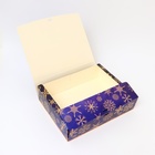 Коробка подарочная новогодняя складная, упаковка, «Звезды на синем фоне», 31×24.5×8 см - Фото 3