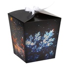 Бонбоньерка новогодняя, подарочная упаковка «Новогодняя улица», 7.5×8×7.5 см - Фото 3