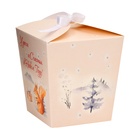 Бонбоньерка новогодняя, подарочная упаковка «Удачи и счастья в Новом году», 7.5×8×7.5 см - Фото 3