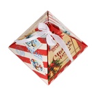 Бонбоньерка, новогодняя подарочная упаковка «Почта», 7×7×7.5 см - Фото 4
