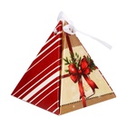 Бонбоньерка, новогодняя подарочная упаковка «Подарок», 7×7×7.5 см - Фото 3
