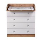 Комод Фея 1580, цвет дуб крафт золотой-белый - Фото 16