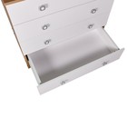 Комод Фея 1580, цвет дуб крафт золотой-белый - Фото 9