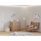 Комод с ящиками Polini kids Simple 1980, 804×505×797 мм, цвет дуб крафт золотой с белыми вставками - Фото 1