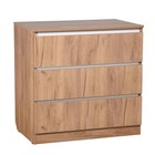 Комод с ящиками Polini kids Simple 1980, 804×505×797 мм, цвет дуб крафт золотой с белыми вставками - Фото 9