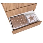 Комод с ящиками Polini kids Simple 1980, 804×505×797 мм, цвет дуб крафт золотой с белыми вставками - Фото 4