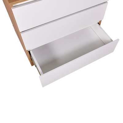 Комод с ящиками Polini kids Simple 1980, 804×505×797 мм, цвет дуб крафт золотой/белый
