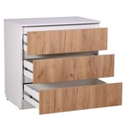 Комод с ящиками Polini kids Simple 1980, 804×505×797 мм, цвет белый/дуб крафт золотой - Фото 9