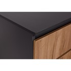 Комод с ящиками Polini kids Simple 1980, 804×505×797 мм, цвет графит/дуб крафт золотой - Фото 5