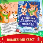 Подарок на Новый год для детей «Посылка от Дедушки Мороза», большой новогодний подарочный набор книг 12 шт., письмо деду морозу, адвент - бродилка, значки - Фото 8