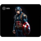 Коврик для мыши Cactus Captain America 250x200x3мм (CS-MP-D08S) - Фото 1