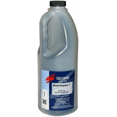 Тонер Static Control MPT7-1KG, чёрный, 1000 г, для принтера HP LJP1005/1006/1505