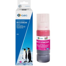 Чернила G&G GG-C13T06C34А №112 пурпурный пигментный70мл для Epson L6550/6570/11160/15150/15   107629 10762917