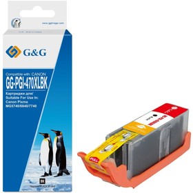 Картридж струйный G&G GG-PGI-470XLBK черный (20.4мл) для Canon MG5740/MG6840/MG7740 10763047