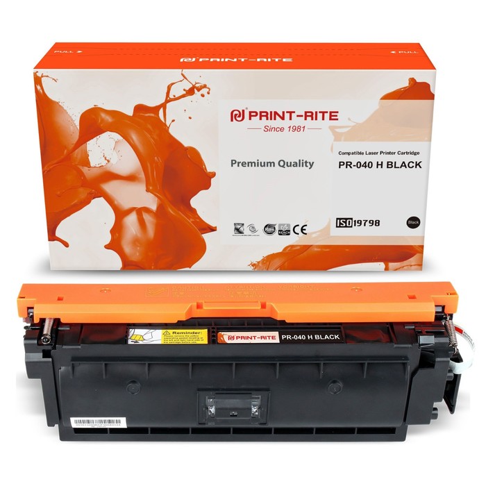 Картридж лазерный Print-Rite TRC310BPU1J PR-040 H BLACK 040 H Black черный (12500стр.) для   1076313 - фото 51648615