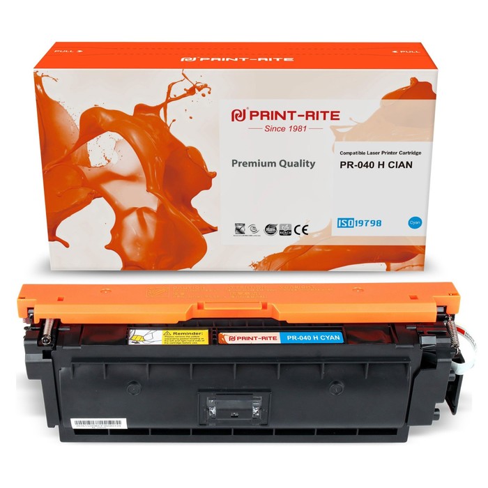 Картридж лазерный Print-Rite TRC311CPU1J PR-040 H CIAN 040 H Cian голубой (10000стр.) для C   107631 - фото 51648617