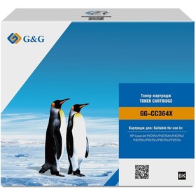 Картридж лазерный G&G GG-CC364X черный (24000стр.) для HP LJ P4015/P4515 10763173