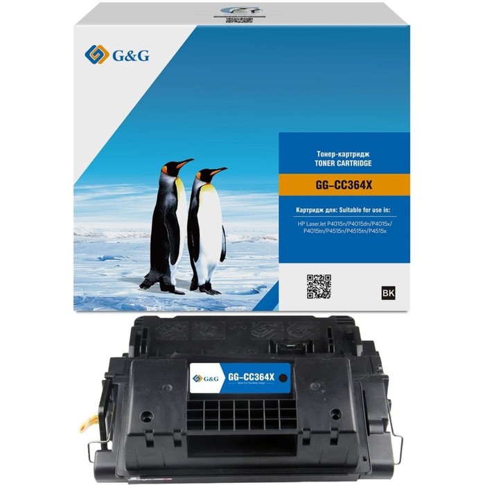 Картридж лазерный G&G GG-CC364X черный (24000стр.) для HP LJ P4015/P4515 - фото 51648630