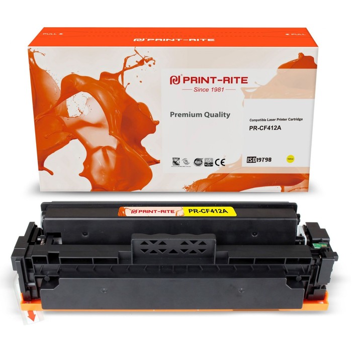 Картридж лазерный Print-Rite TFH770YPU1J PR-CF412A CF412A желтый (2300стр.) для HP LJ M452D   107632 - фото 51648678